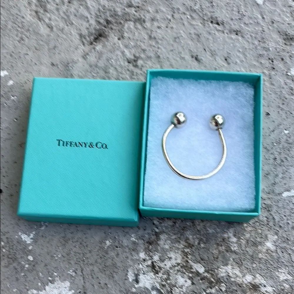 Tiffany Sterlingβsilverβkeyβring